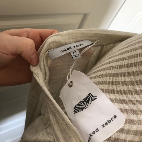 BNWT Super Soft Gathered Oatmeal Long Sleeve Tee - Picture 6 of 6